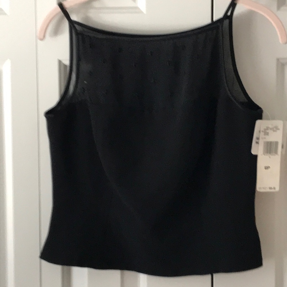 NWT Jones New York Evening sleeveless top size 6P